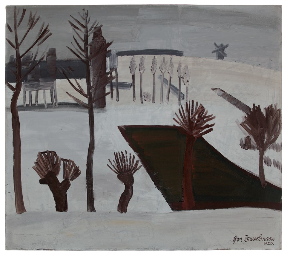 Luizenmolen in de winter, 1925